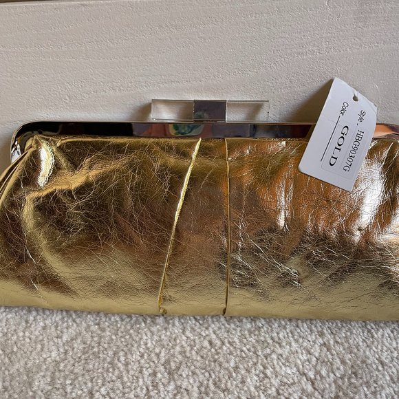 Gold Evening Clutch - Picture 2 of 7